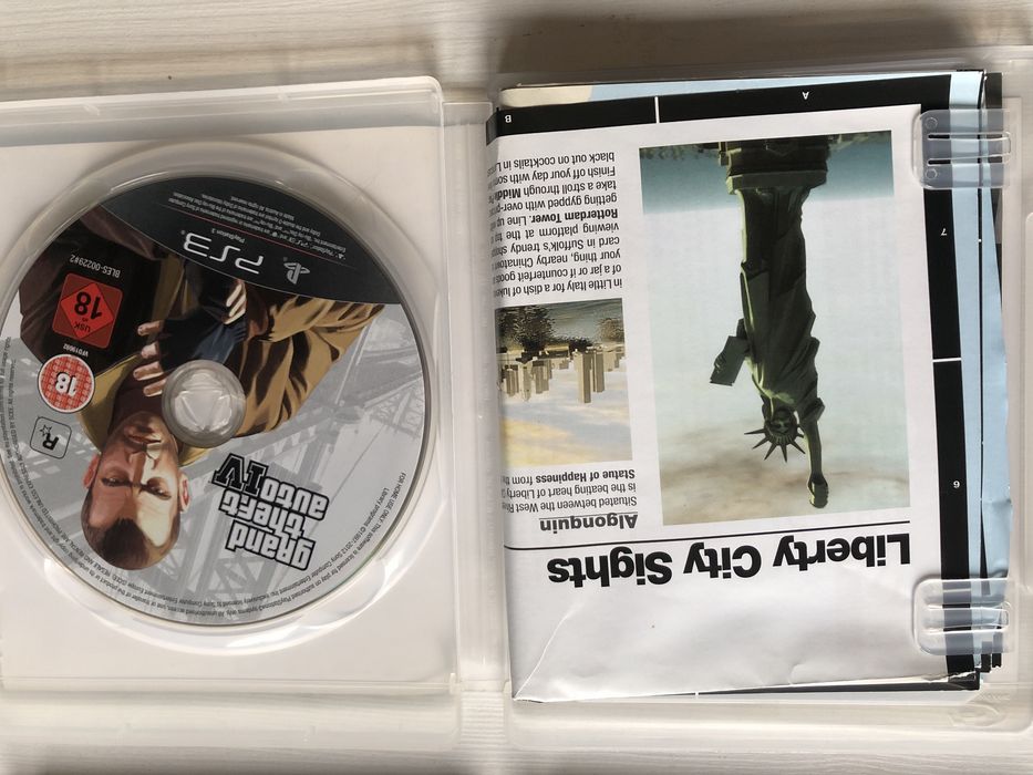 Gta IV grand theft auto gra na ps3 gry playstation bles 00229 liberty
