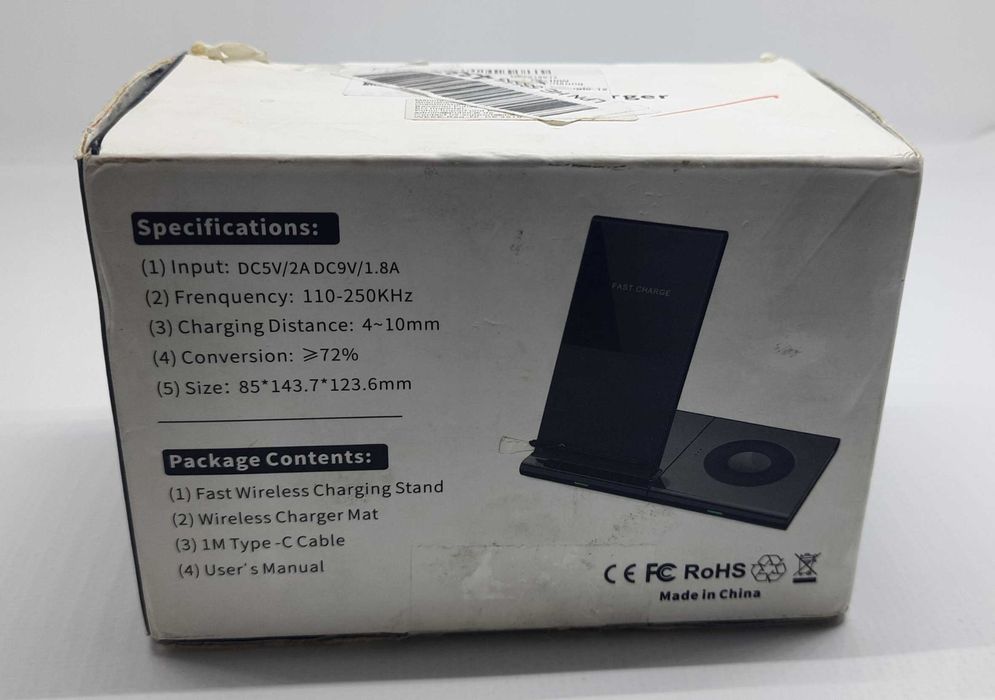 Бездротовий зарядний пристрій Hoidokly 2 в 1