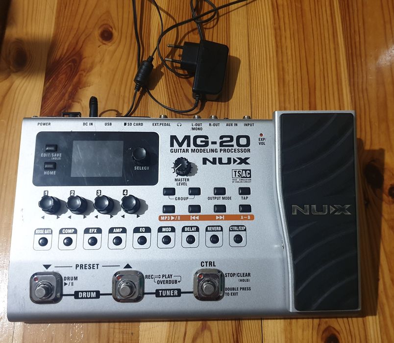 Multiefekt gitarowy NUX MG-20  60 efektów  100% sprawny
