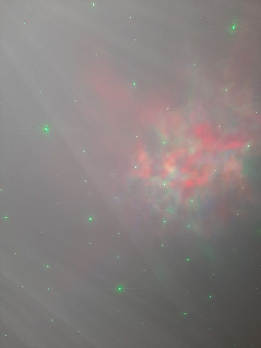 Projektor gwiazd astronauta z pilotem