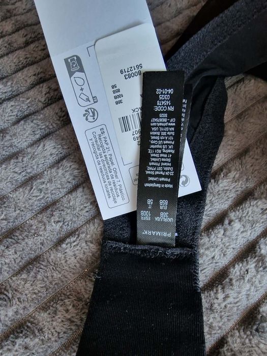Stanik czarny primark 85B