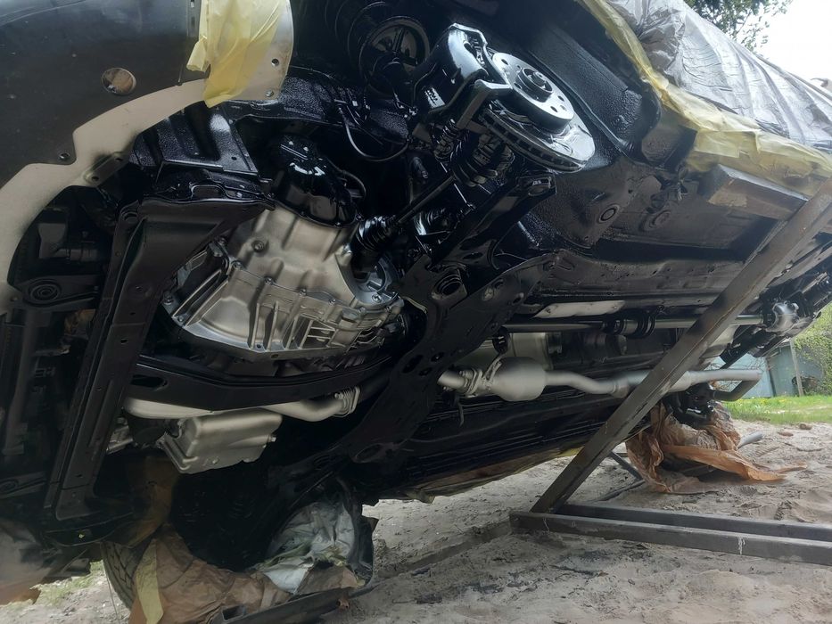 Konserwacja podwozia z piaskowaniem