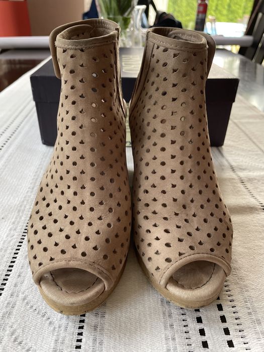 Buty Ryłko r37 skóra zamszowa naturalna