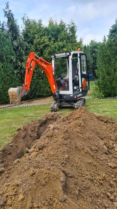 Wynajem minikoparek młot,wiertnica