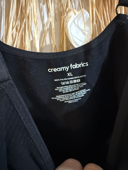 Nowe czarne body modelujące Creamy Fabrics r.XL