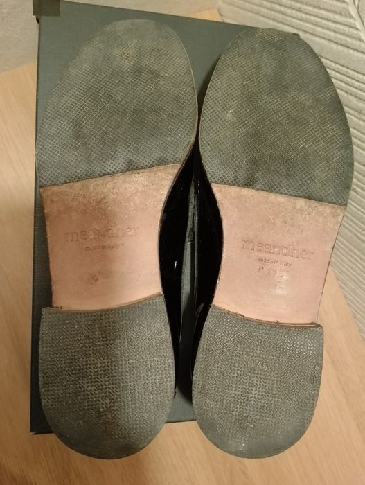 Mokasyny, skóra naturalna, 37