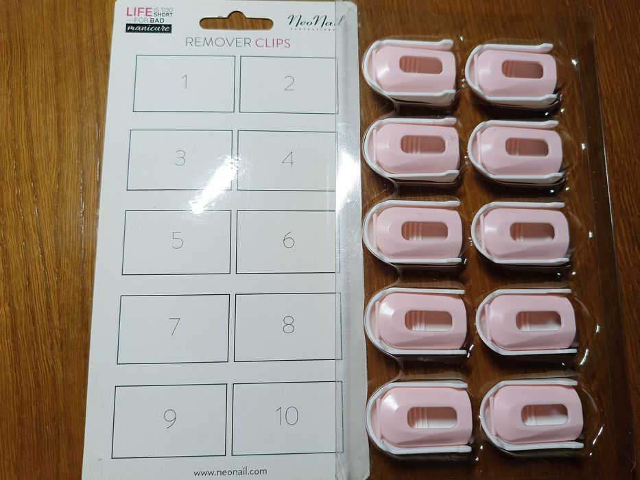 NEONAIL klipsy do ściągania hybrydy