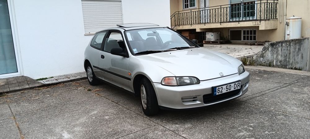Carro Honda civic EX cinza