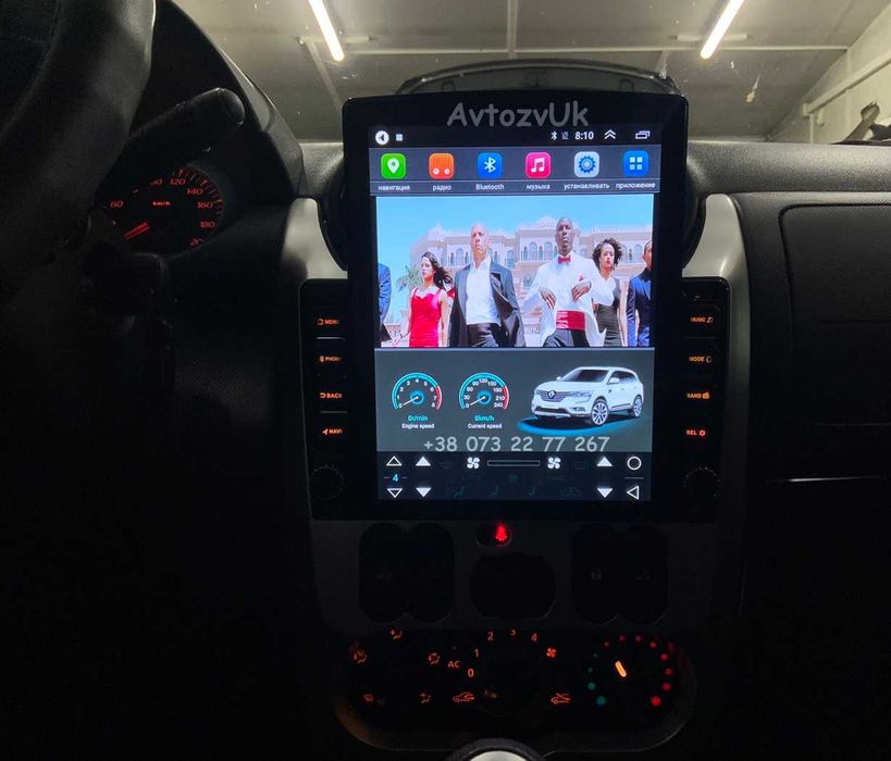 Магнитола LOGAN SANDERO DUSTER Renault LARGUS Lada NIVA VAZ Android 15