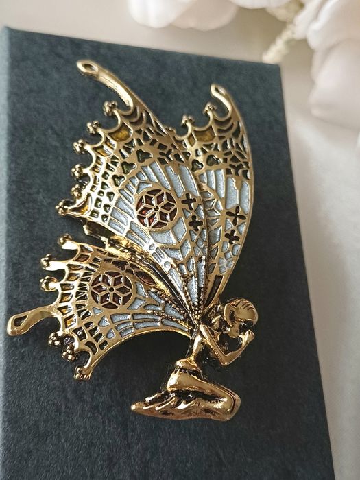 Duża broszka- Rusałka