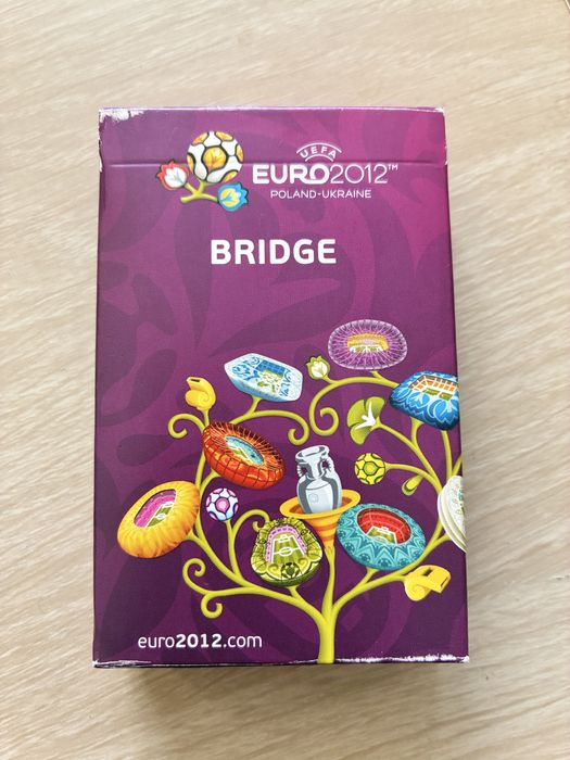 Karty do gry bridge limitowane Euro 2012