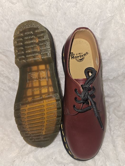Buty MARTENS bordowe