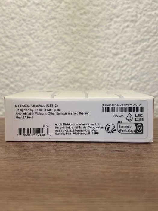 Нові Apple Earpods USB-C | Провідні навушники Type-C MTJY3AM/A