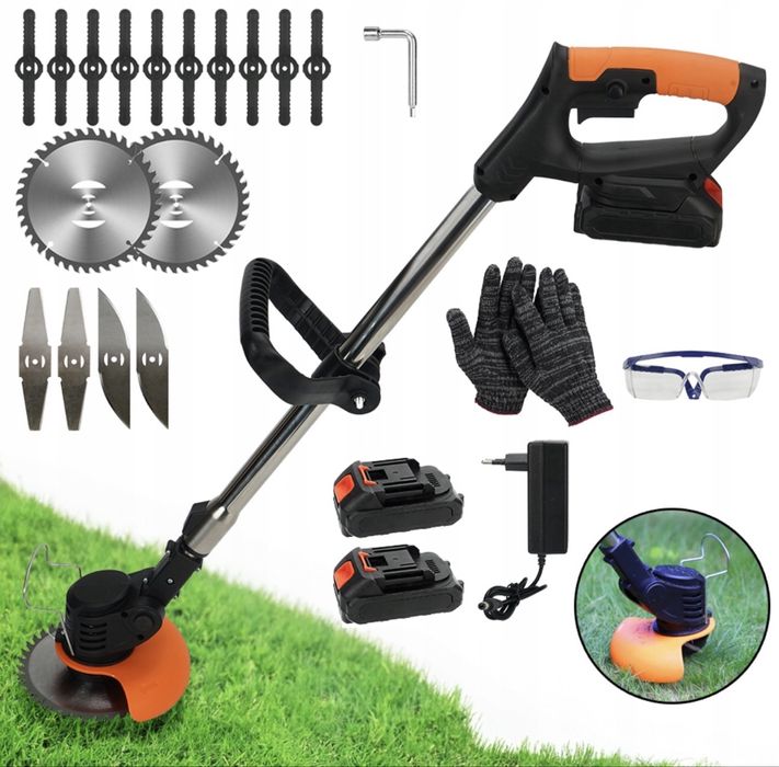 Podkaszarka akumulatorowa do trawy ! Dwa akumulatory !