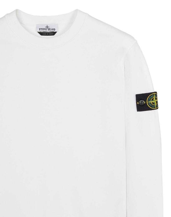 Світшот STONE ISLAND 63051 Classic Sweatshirt White SI0137-WT