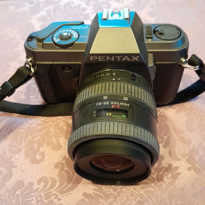 Maquina fotografica Pentax e lente