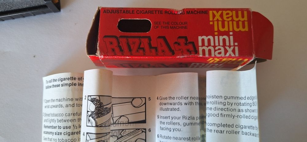 Máquina enrolar cigarros Vintage