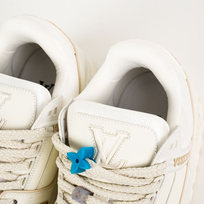 Louis Vuitton LV Trainer Maxi White - Tam 45 (Completo + NFC)