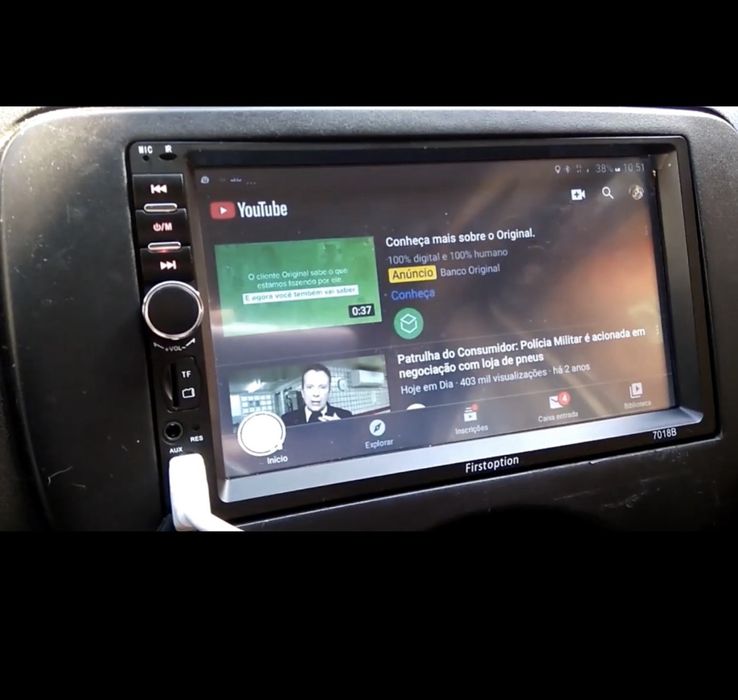 Auto-Rádio MP5 Touch NOVO -GPS / Mirrorlink YouTube etc/ Atende Chamadas