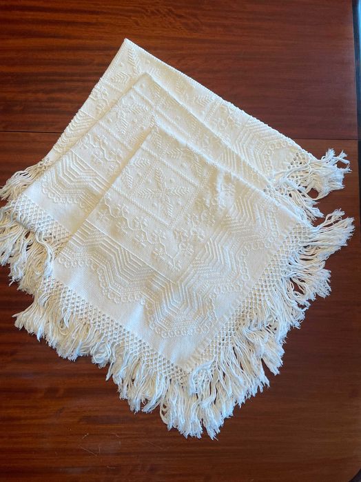 Conjunto 3 toalhas artesanais em tear – algodão