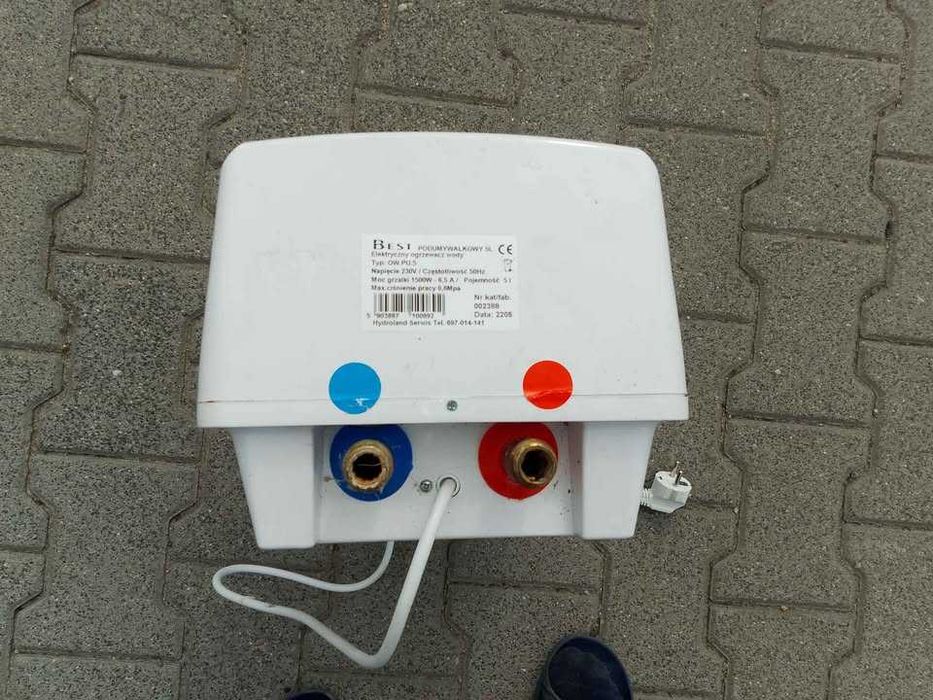 Podgrzewacz wody podumywalkowy 5L 1500W