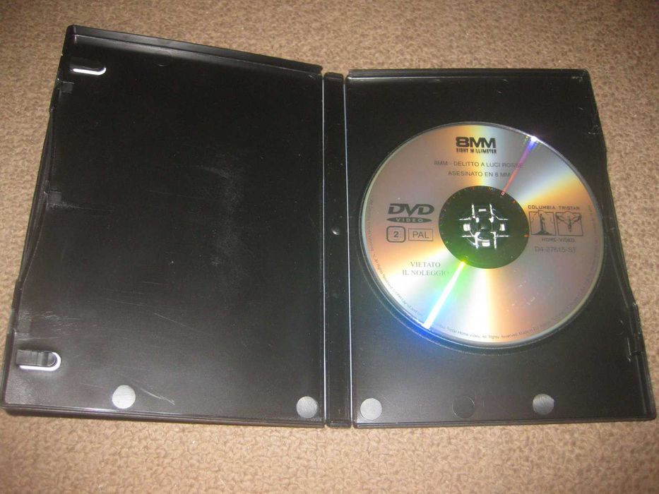 DVD "8MM" com Nicolas Cage