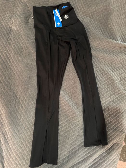 Legginsy Adidas nowe z metką 34 XS z rozcięciem  sportowe