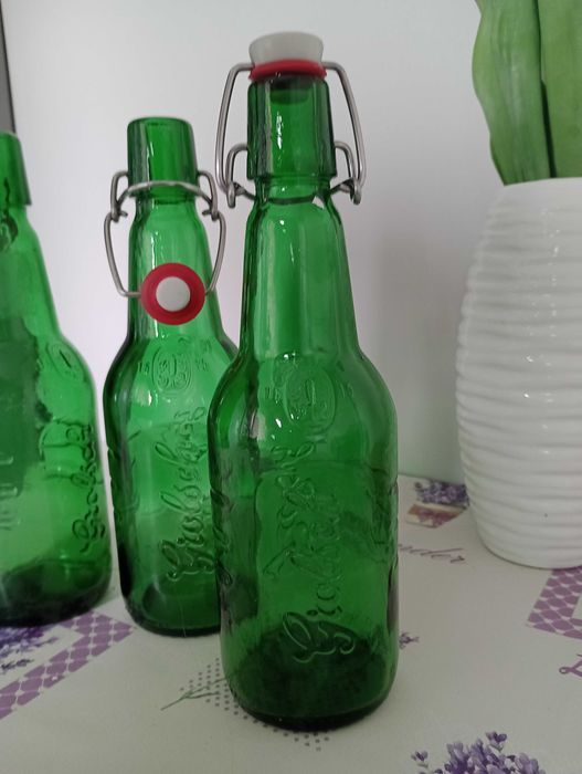 Butelki szklane z zamknięciem 55  szt