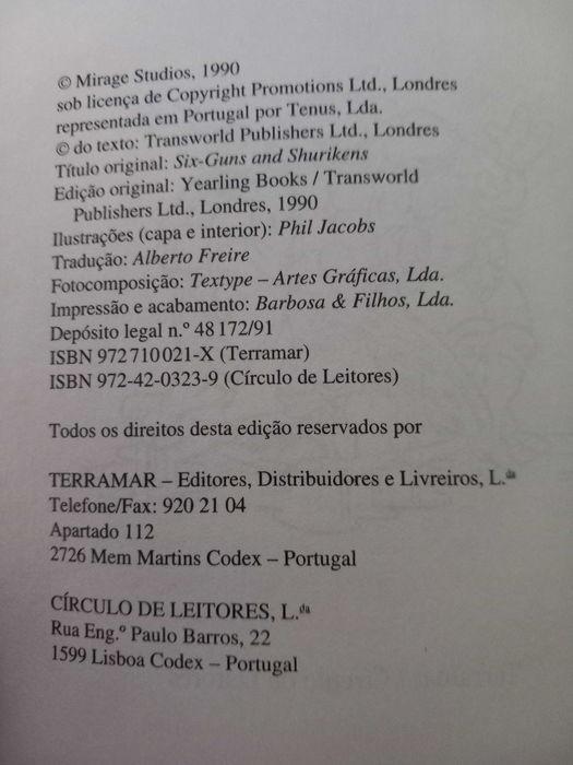 As Tartarugas Ninja no Velho Oeste Selvagem e No Meio do Oceano