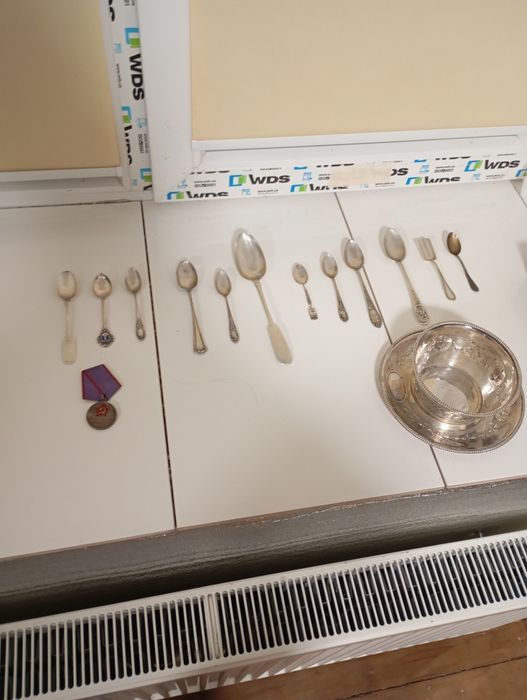 Срібне столове приладдя (925/875 проба) — антикваріат