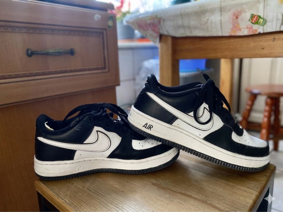 Nike Air Force 1 Low Czarno-Białe 38