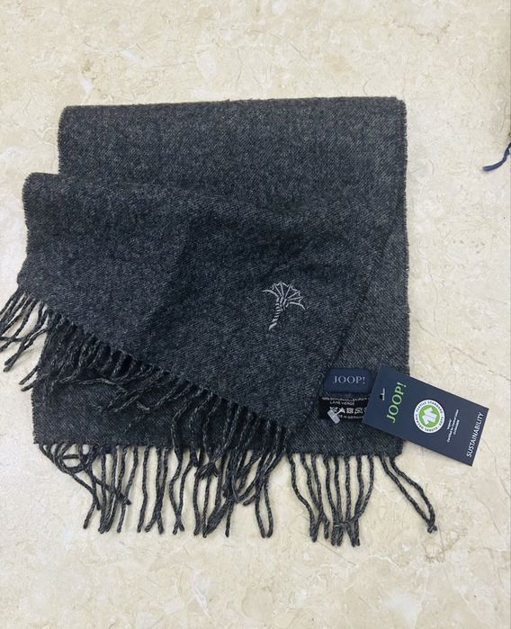 Шарф -кашне-бренд-JOOP-100% шерсть
