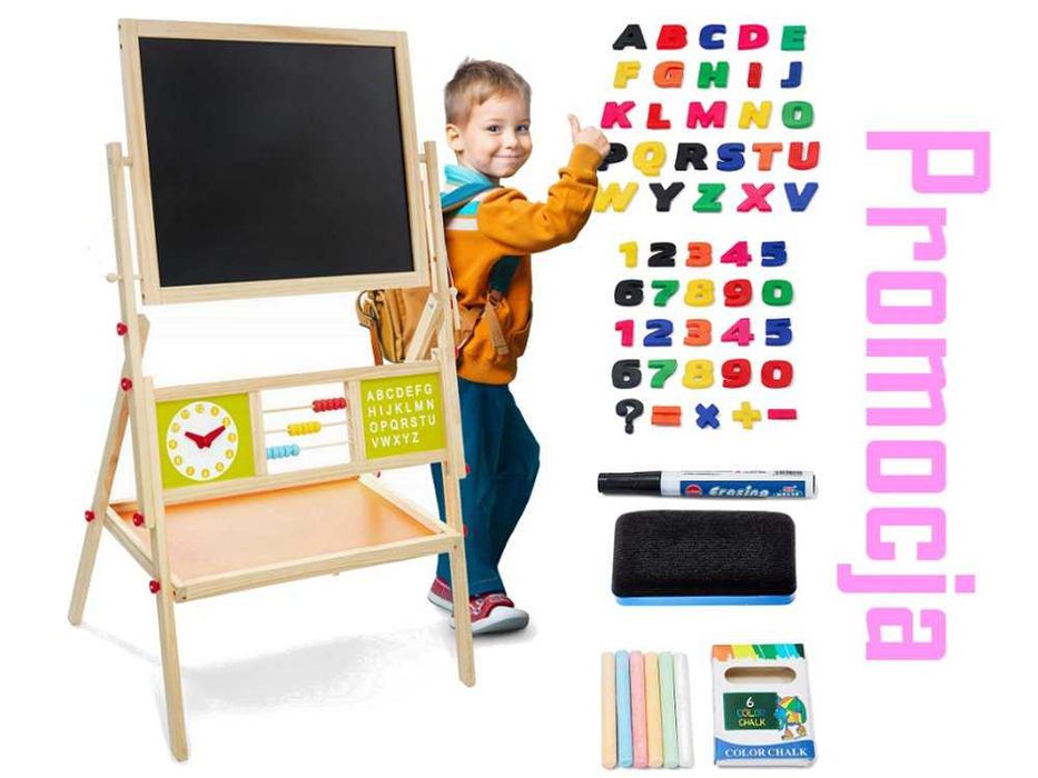 TABLICA MAGNETYCZNA KREDOWA Zestaw Edukacyjny dla Dzieci‼️