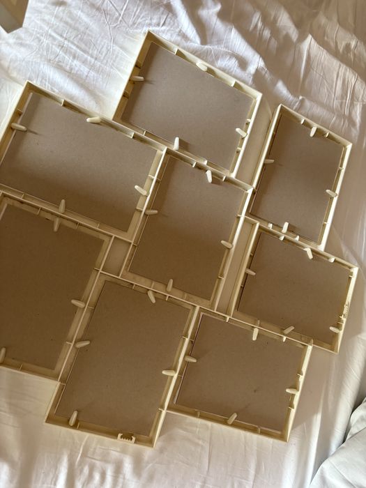 2 molduras conjuntas de 8 fotos ikea