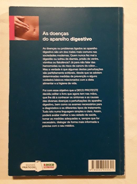 Livro: As doenças do aparelho digestivo, Deco Proteste