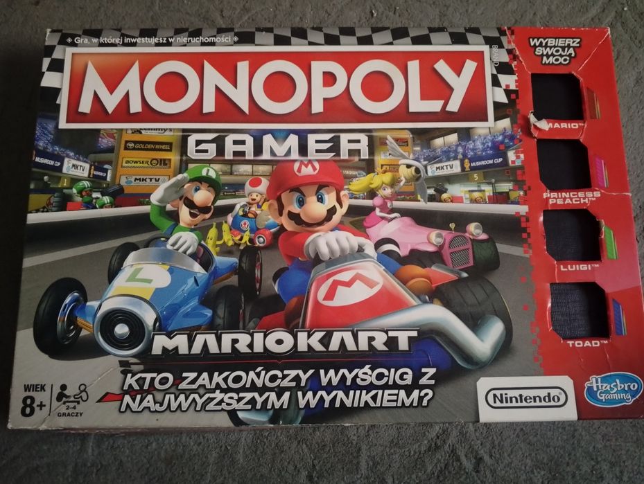 Gra monopoly gamer Mario kart