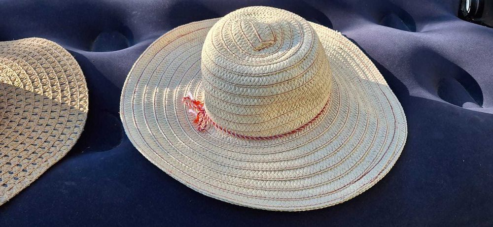 Kapelusze słomkowe, damskie kapelusze z dużym rondem 2 sztuki