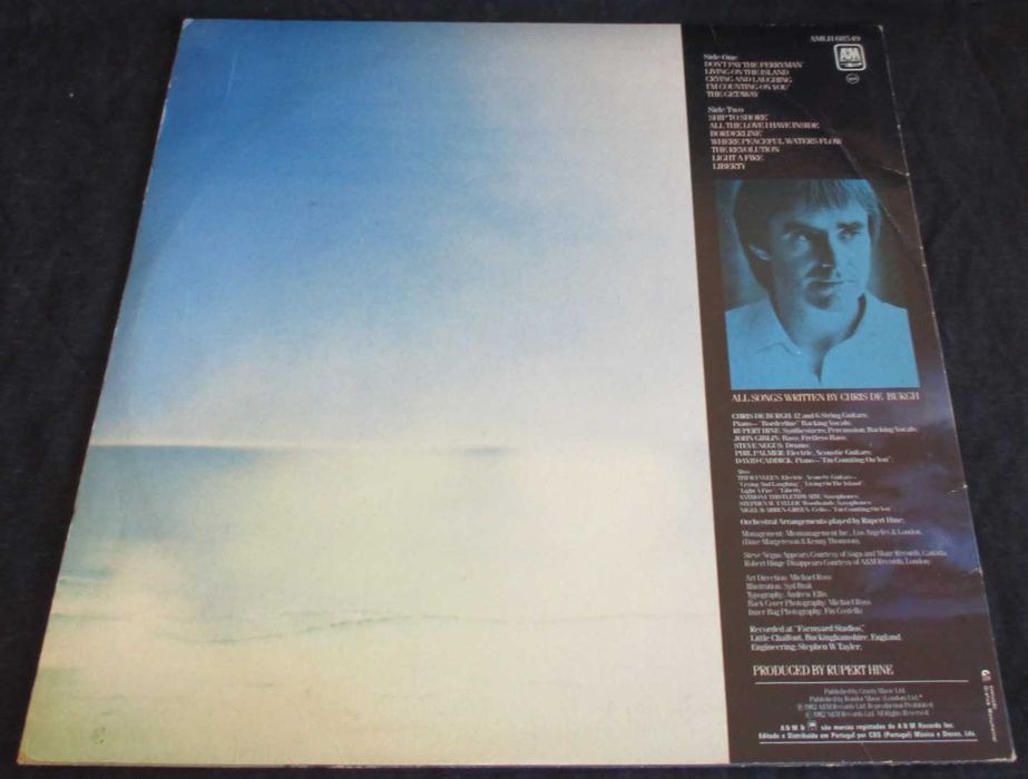 Disco LP Vinil Chris De Burgh The Getaway