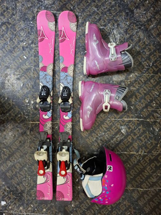 narty Atomic Sweet Staff dł 100cm buty Alpina kask Atomic