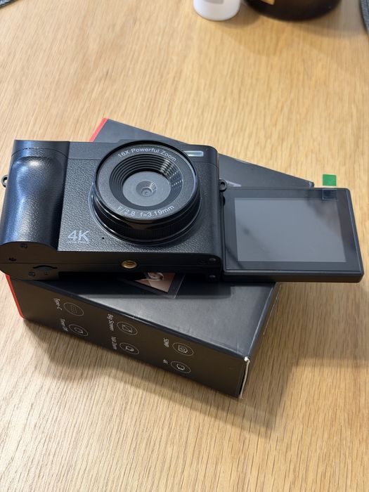 Цифрова камера ROQIOO DC03 4K 50MP — нова, повний комплект