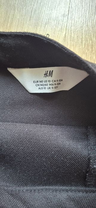 Spódniczka H&M roz 140 czarna