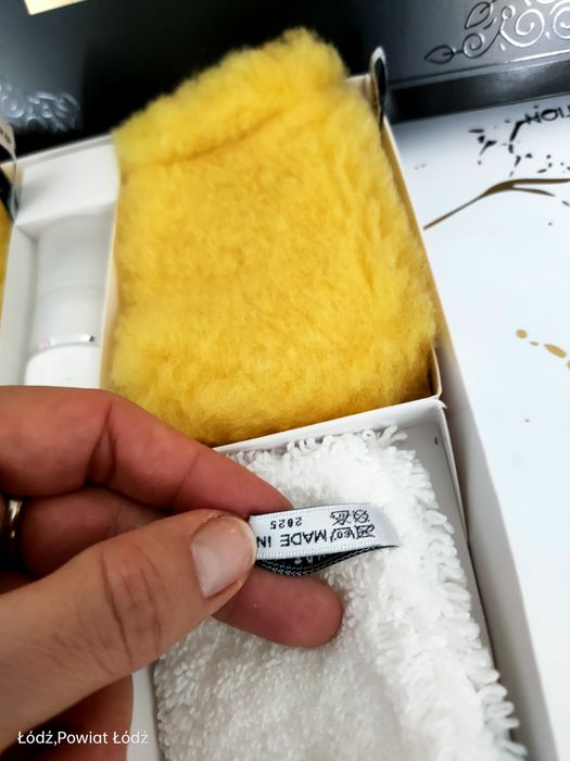 Spa set Raypath z kremem i rekawicami