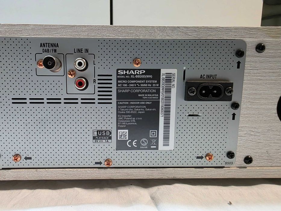 Wieża Sharp XL-BB20D