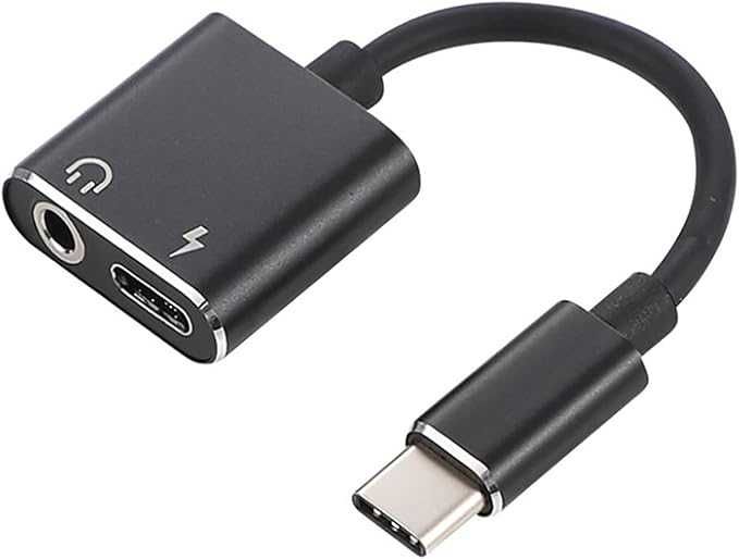 Adapter Audio Washranp 2w1 USB-C ładowanie/słuchanie muzyki/mini jack