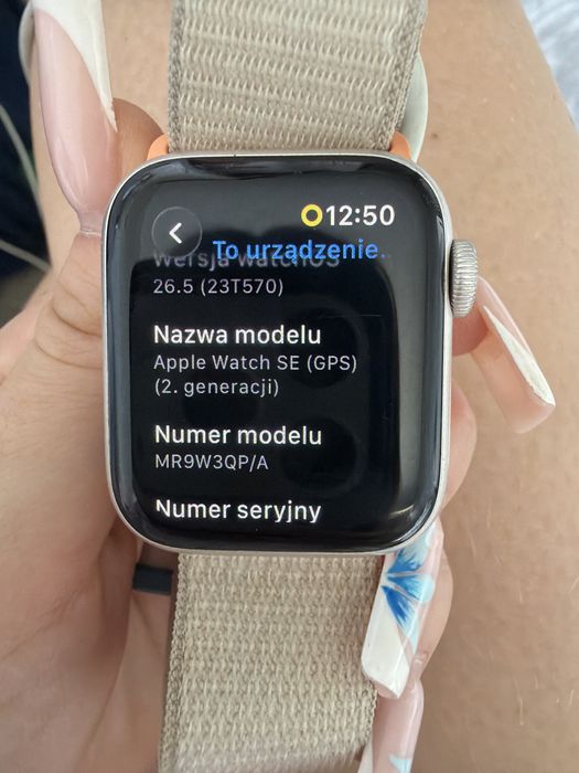 Apple Watch SE (GPS) (2 generacja) 40 mm