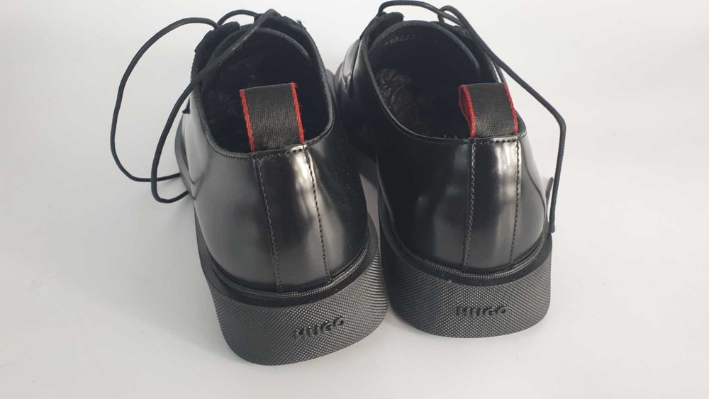 HUGO Półbuty Iker Derb  Czarny rozmiar  40