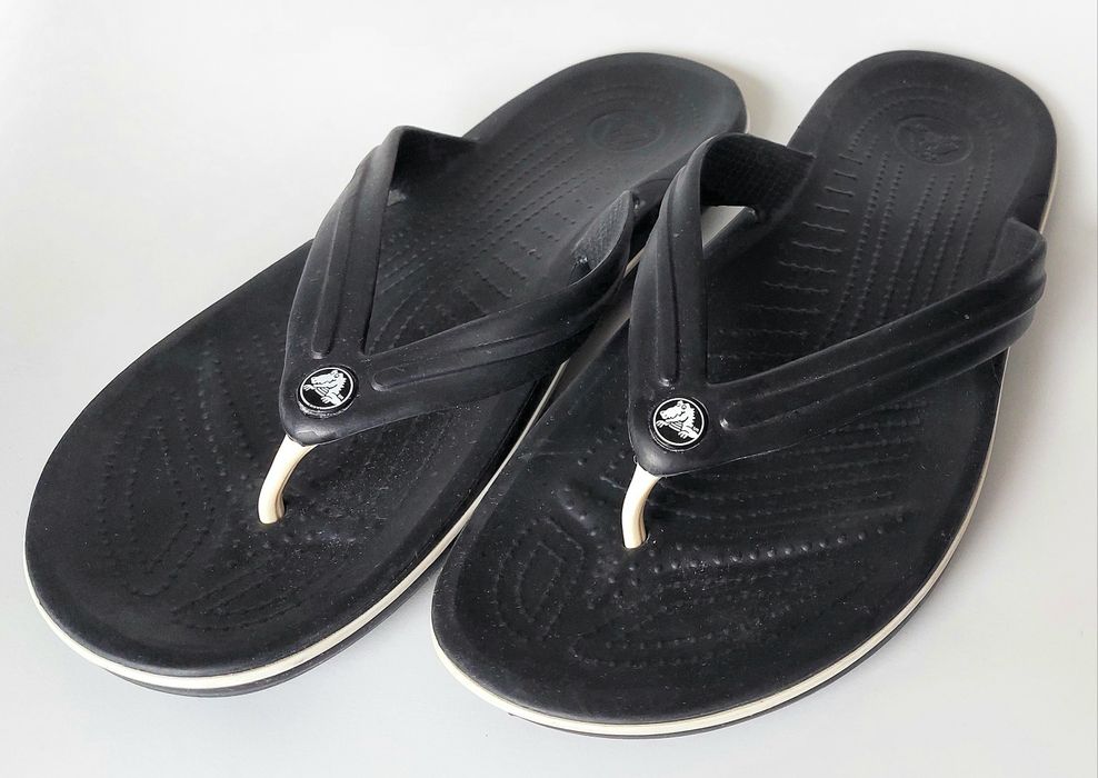 Buty japonki Crocs Crocband Flip black roz.45/46