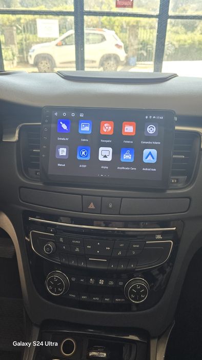 Rádio Android 14 com GPS Peugeot 508 (Artigo Novo)