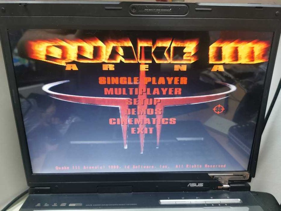 Retro laptop Asus A6JC Intel T2250 1GB RAM 15,4 Win XP