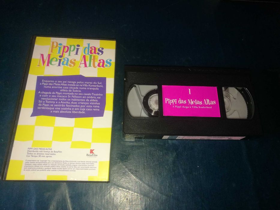 PIPI DAS MEIAS ALTAS Nº1 VHS (áudio Português)